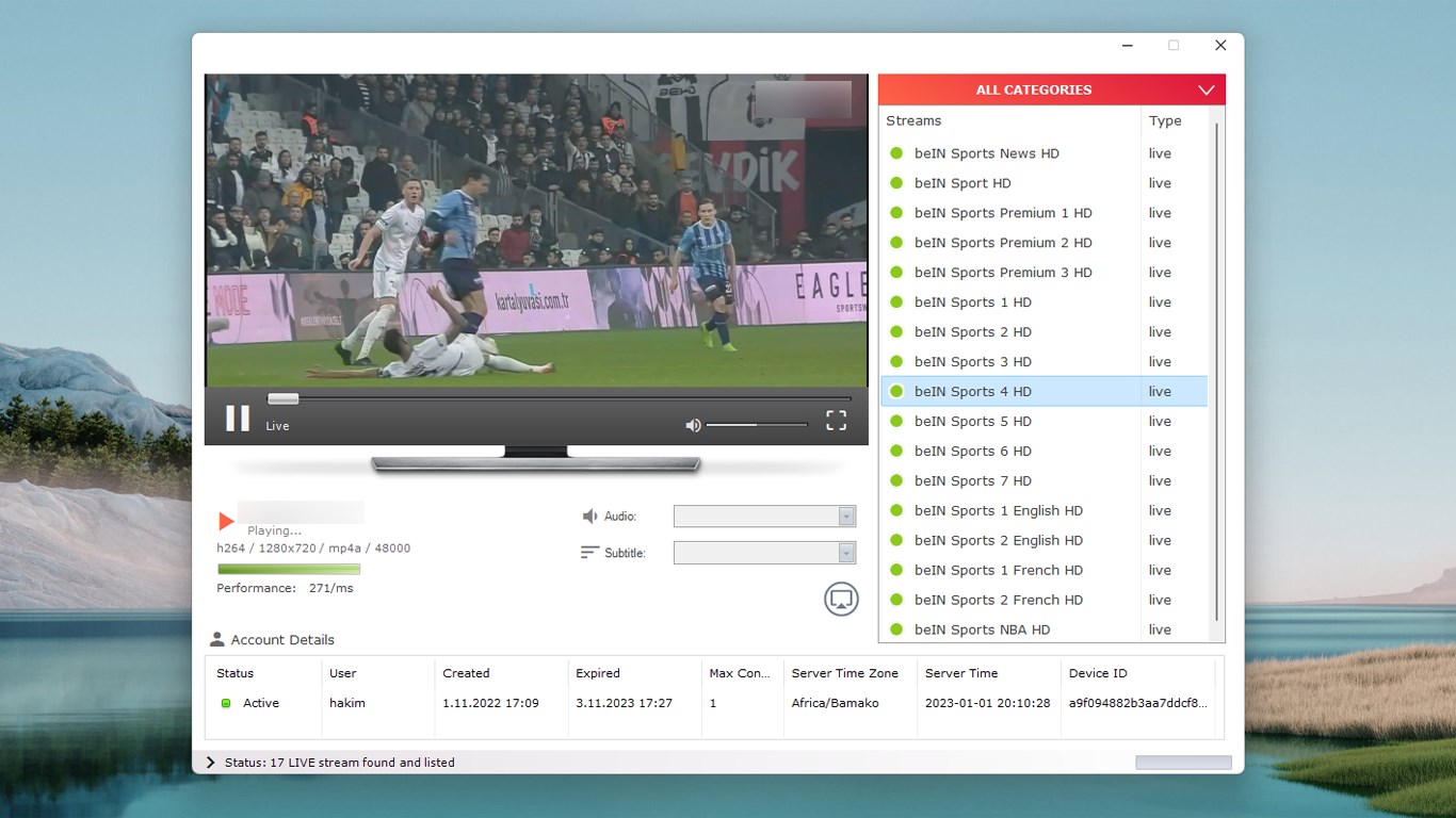 Windows IPTV Player